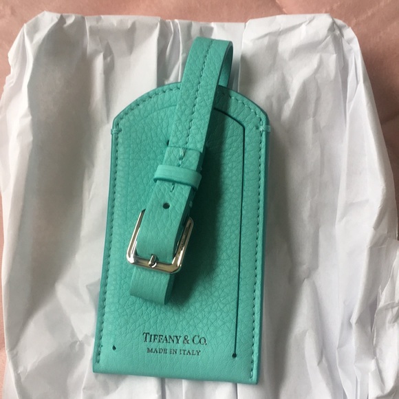 tiffany luggage tag